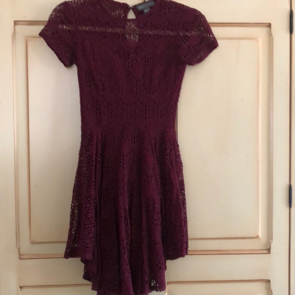 Lace mini dress